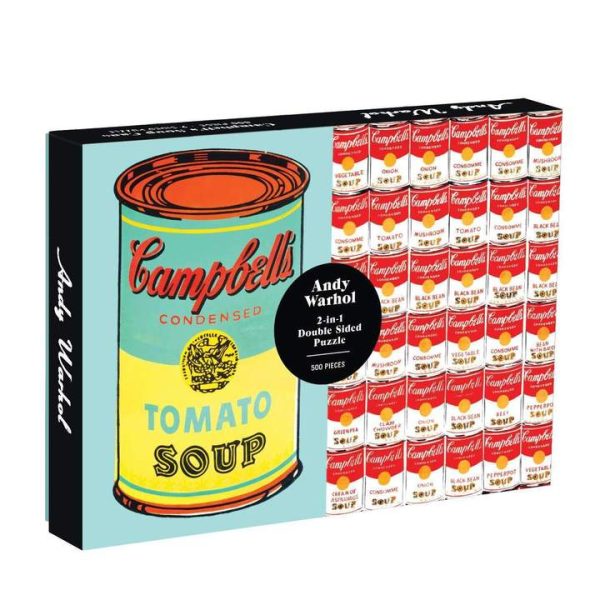 Galison Andy Warhol Soup Can Double-Sided 500
