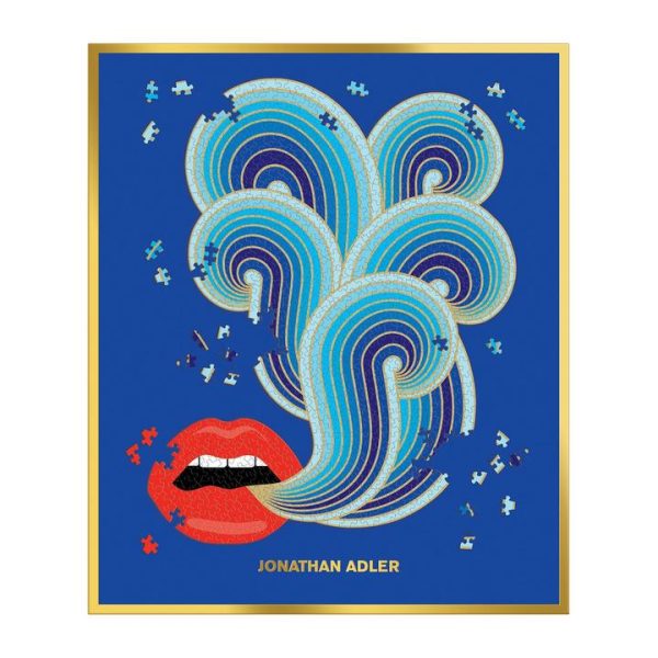 Galison Jonathan Adler Lips Shaped Puzzle 750