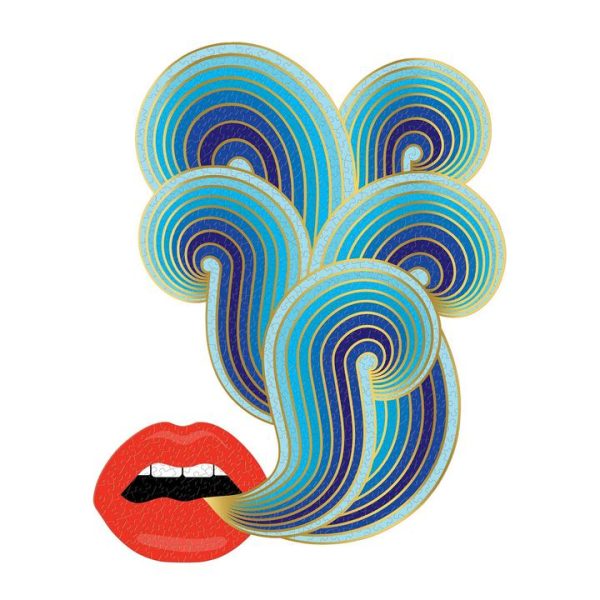 Galison Jonathan Adler Lips Shaped Puzzle 750 - Image 3