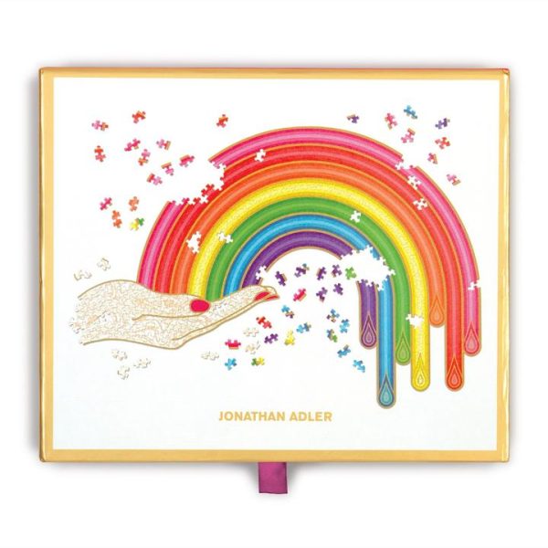 Galison Jonathan Adler Rainbow Shaped Puzzle 750