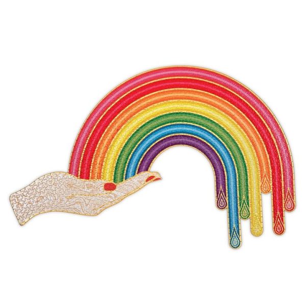 Galison Jonathan Adler Rainbow Shaped Puzzle 750 - Image 2