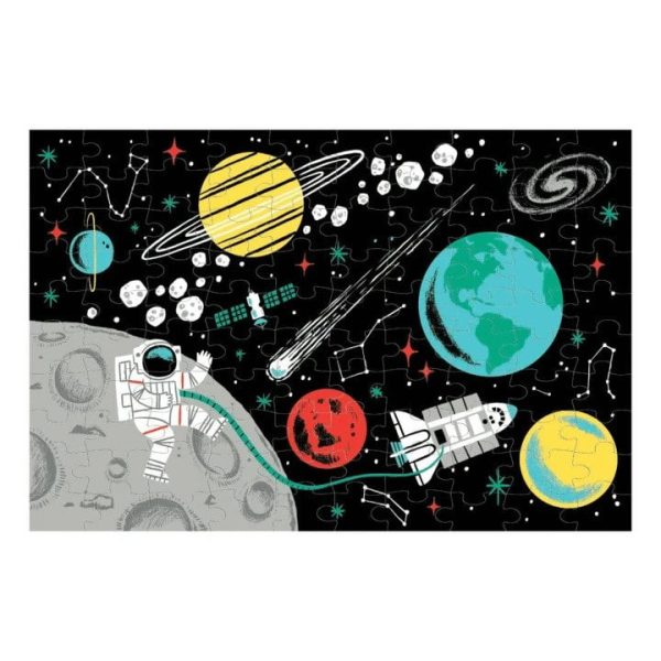 Mudpuppy Outer Space Glow-in-the-Dark Puzzle 100 - Image 3