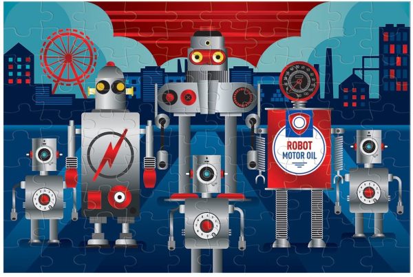 Mudpuppy Robotics Foil Puzzle 100 - Image 3