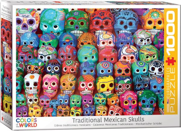Eurographics Traditional Mexican Skulls [DAMAGED BOX]