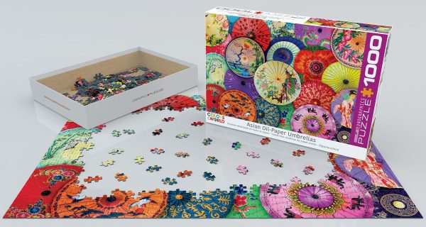 Eurographics Asian Oil-Paper Umbrellas 1000 - Image 2