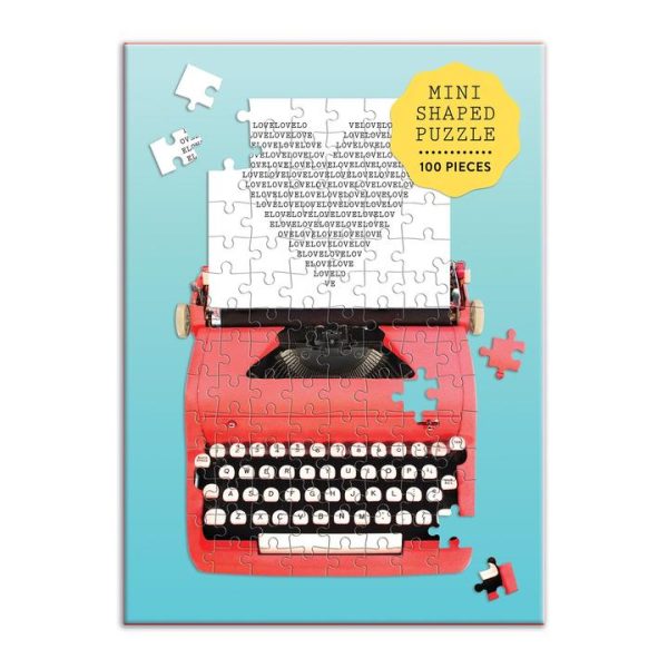 Just My Type Vintage Typewriter Mini Shaped Puzzle