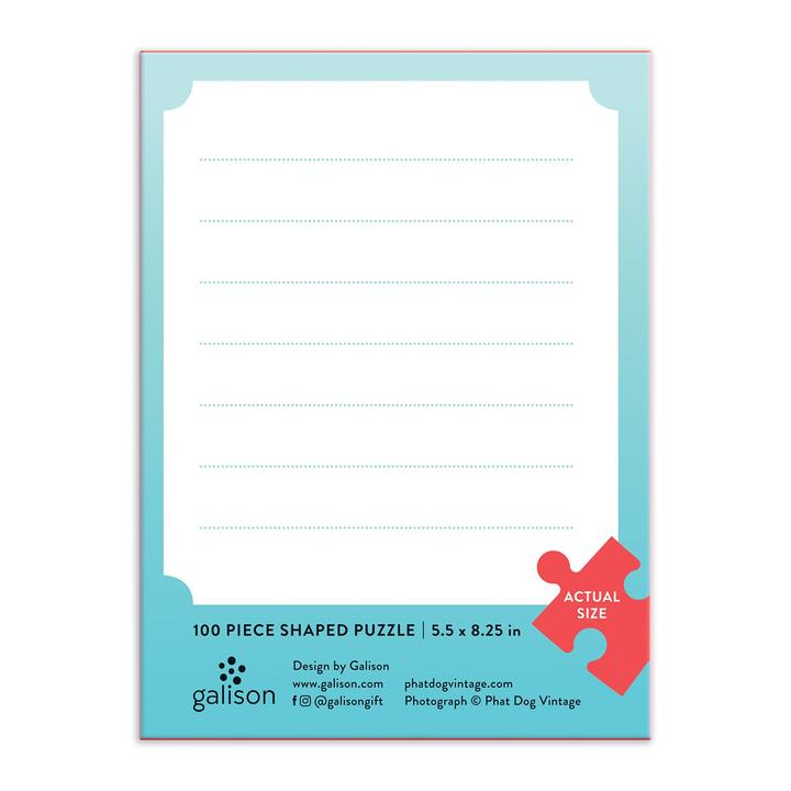 Just My Type Vintage Typewriter Mini Shaped Puzzle - Image 2