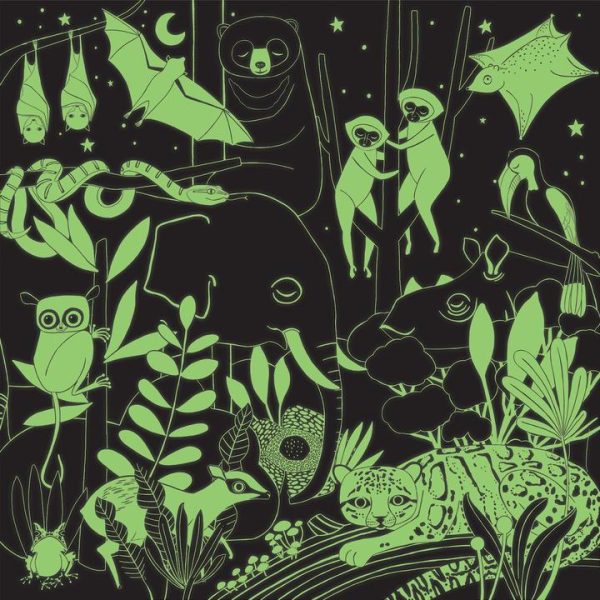 Mudpuppy Jungle Illuminated Glow-in-the-Dark Puzzle 500 - Image 3