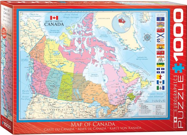 Eurographics Map of Canada 1000