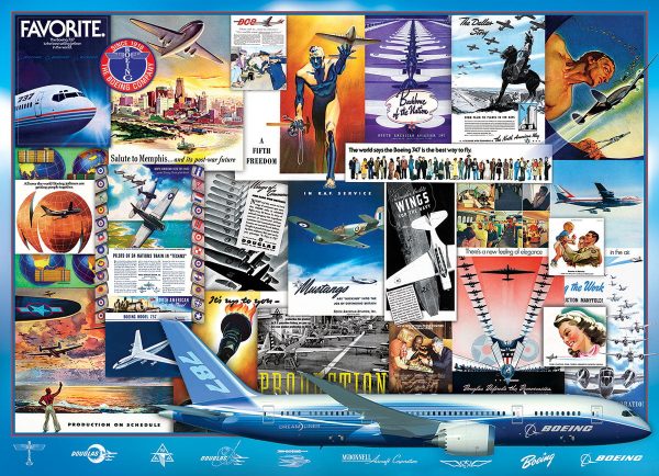 Eurographics Boeing Advertising Collection 1000 - Image 3