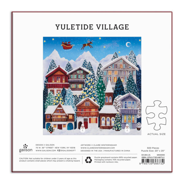 Galison Yuletide Village 500 - Image 4