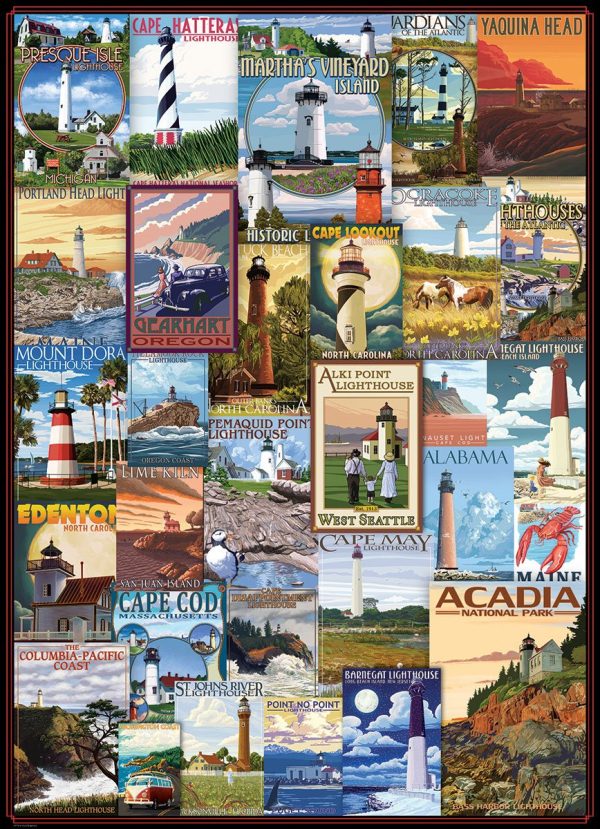 Eurographics Lighthouse Vintage Posters - Image 3