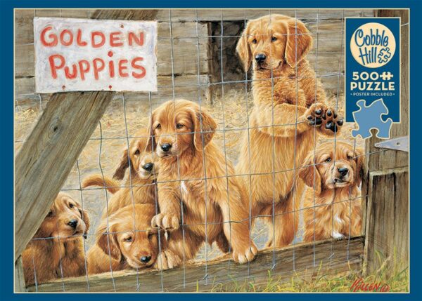 Cobble Hill Golden Puppies 500 - Image 2