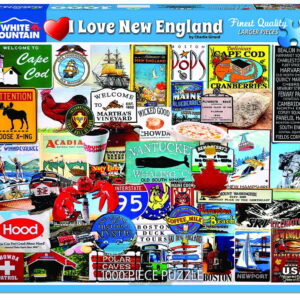 White Mountain I Love New England 1000
