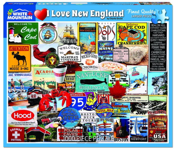 White Mountain I Love New England 1000