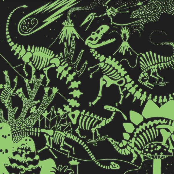 Mudpuppy Dinosaurs Illuminated Glow-in-the-Dark Puzzle 500 - Image 4