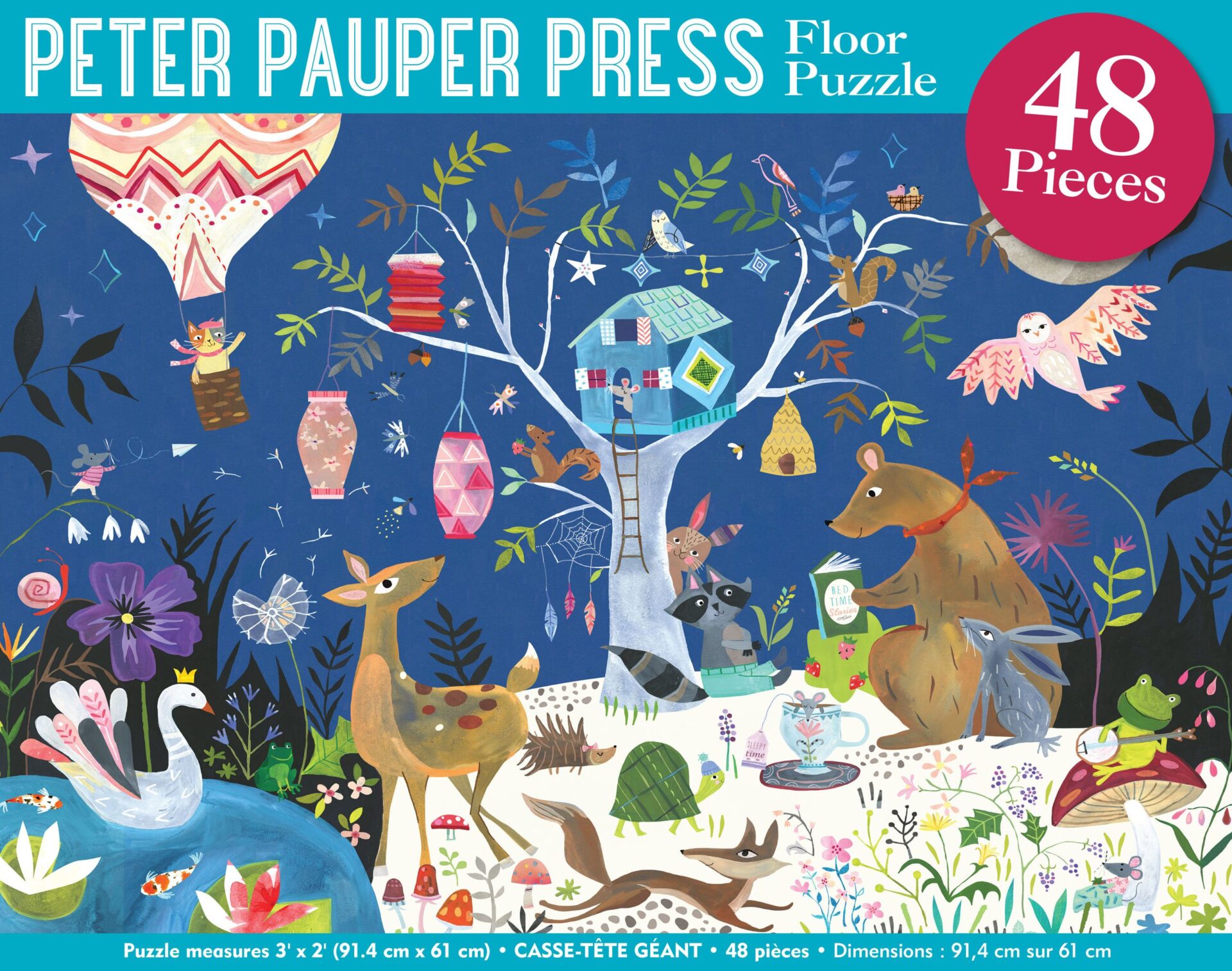 Peter Pauper Press Puzzle 1000 Pezzi | 48x68 Cm, Poster Incluso, Taglio Di Precisione, Superficie Lino