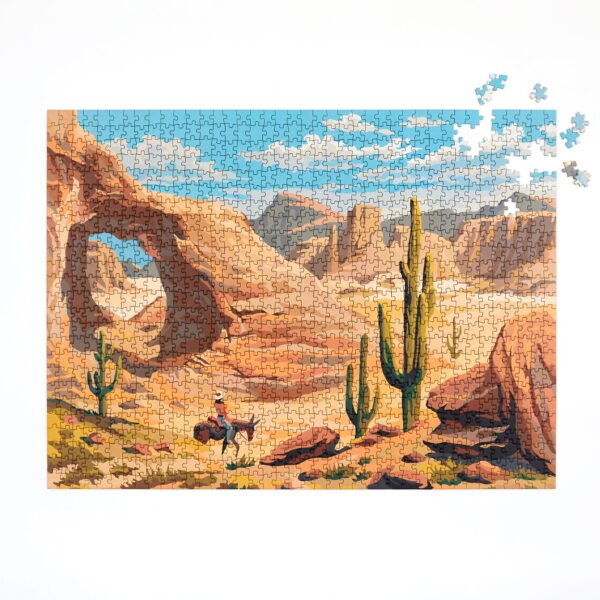 Four Point Puzzles Paint by Number-Desert 1000 - Image 2