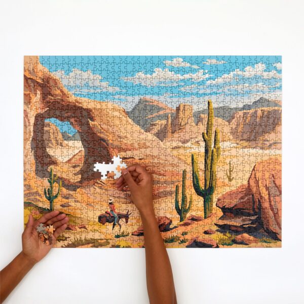 Four Point Puzzles Paint by Number-Desert 1000 - Image 3