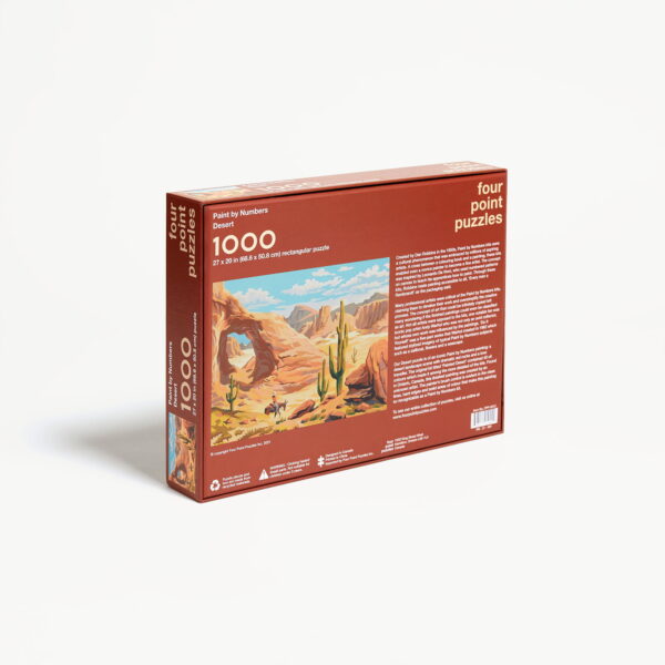 Four Point Puzzles Paint by Number-Desert 1000 - Image 6