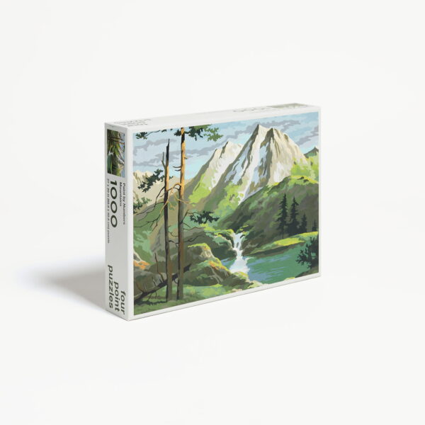 Four Point Puzzles Paint by Numbers-Mountains 1000 - Image 4