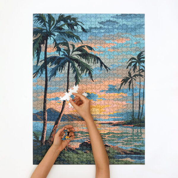 Four Point Puzzles Paint by Numbers-Tropics 1000 - Image 3