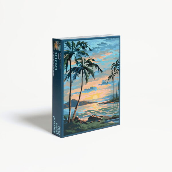 Four Point Puzzles Paint by Numbers-Tropics 1000 - Image 4