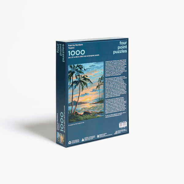 Four Point Puzzles Paint by Numbers-Tropics 1000 - Image 6