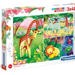 Clementoni Jungle Friends 3x48
