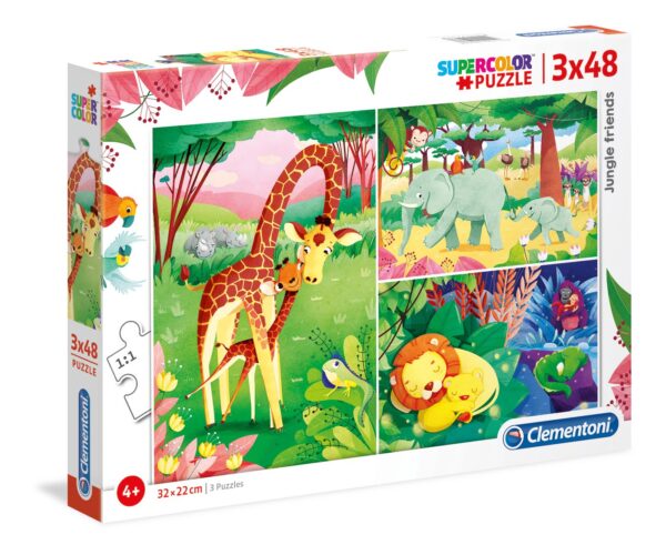 Clementoni Jungle Friends 3x48
