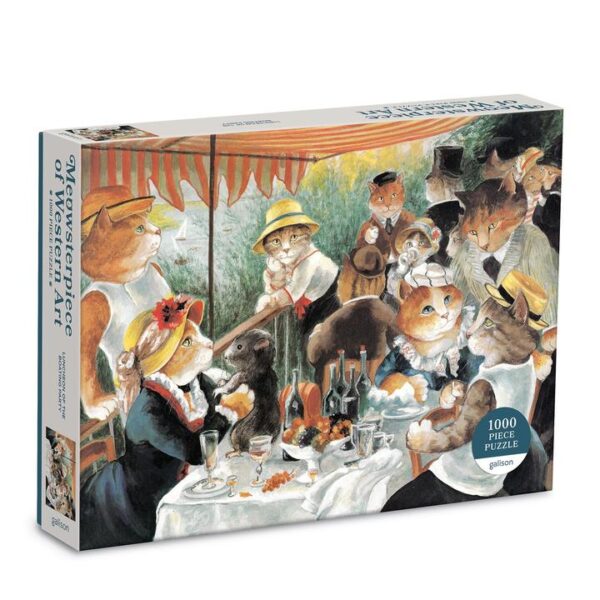 Galison Luncheon of the Boating Party Meowsterpiece [DAMAGED BOX]