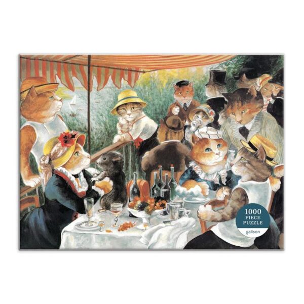 Galison Luncheon of the Boating Party Meowsterpiece [DAMAGED BOX] - Image 2