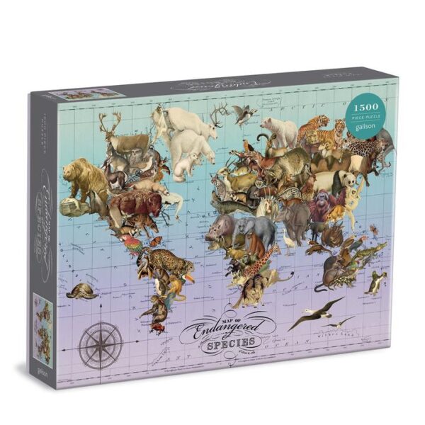 Galison Wendy Gold Endangered Species 1500pc