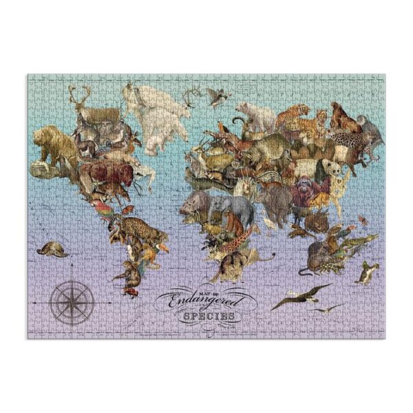 Galison Wendy Gold Endangered Species 1500pc - Image 3