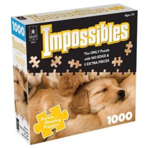 University Games Impossibles Sleeping Puppies 1000