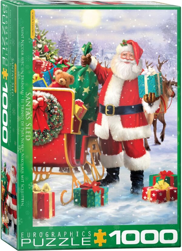 Eurographics Santa with Sled 1000