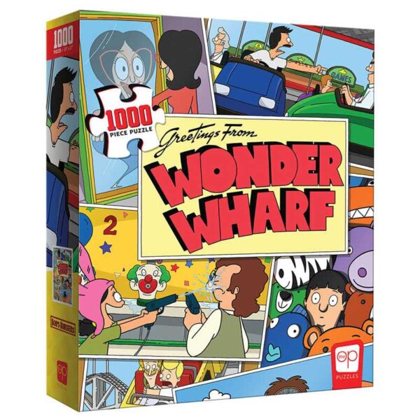 usaopoly Bob's Burgers "Greetings from Wonder Wharf"