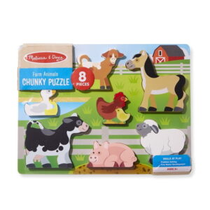 Melissa & Doug Farm Animals Chunky Puzzle