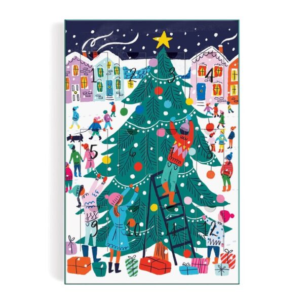 Galison Louise Cunningham Merry and Bright 12 Days of Christmas Advent Calendar - Image 15