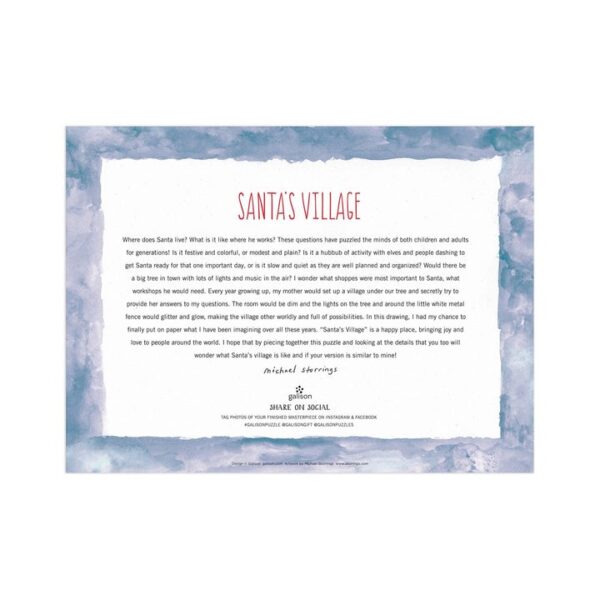 Galison Michael Storrings Santa's Village - Image 4