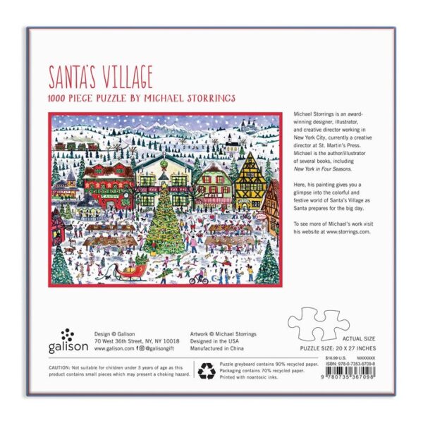 Galison Michael Storrings Santa's Village - Image 5