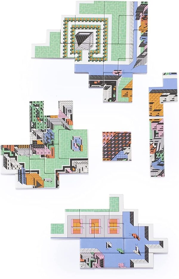 Laurence King Tetromino City: A Geometric Jigsaw Puzzle 300 - Image 4