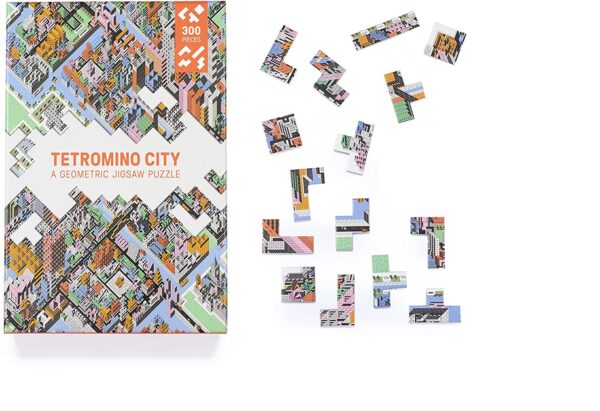 Laurence King Tetromino City: A Geometric Jigsaw Puzzle 300 - Image 5