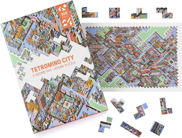 Laurence King Tetromino City: A Geometric Jigsaw Puzzle 300 - Image 6