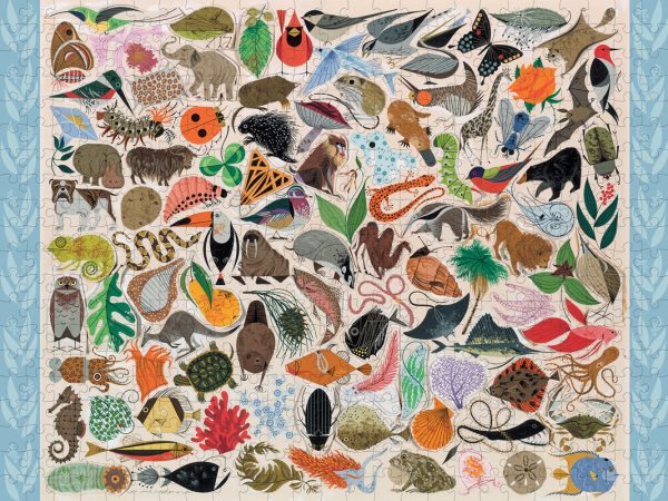 Pomegranate Charley Harper: Tree of Life 500 - Image 2