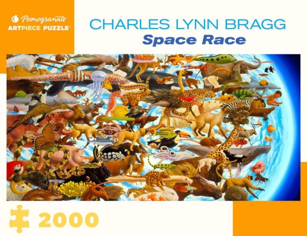 Pomegranate Charles Lynn Bragg: Space Race 2000-Piece Jigsaw Puzzle