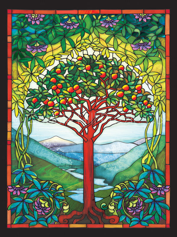Cobble Hill Tree of Life Stained Glass 275 - Image 2