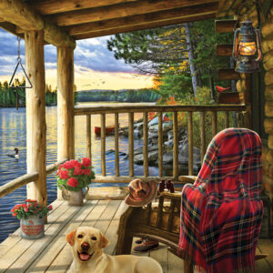 Cobble Hill Lake Cabin Labrador (Tray)
