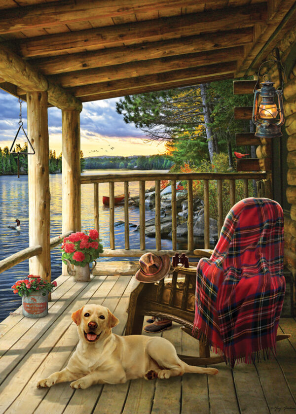 Cobble Hill Lake Cabin Labrador (Tray)