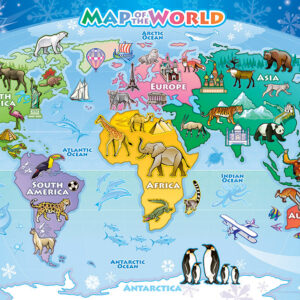 Cobble Hill World Maps (Tray)
